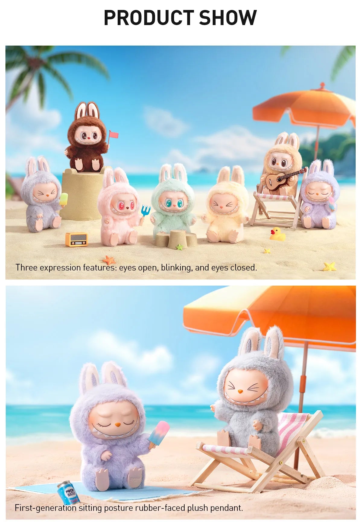 Pop Mart Labubu The Monsters Have a Seat Vinyl Plush Sealed Case (6 Blind Boxes)