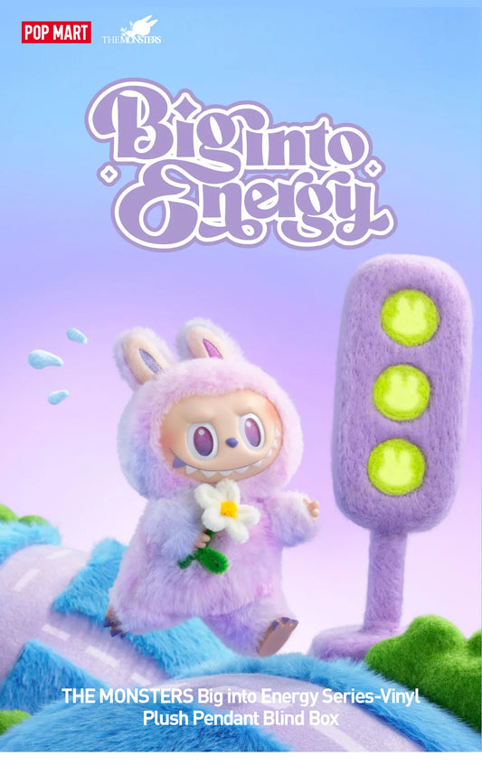 Pop Mart Labubu The Monsters Big into Energy Series Vinyl Plush Pendant Sealed Case (6 Blind Box)