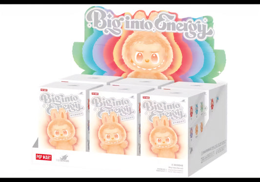 Pop Mart Labubu The Monsters Big into Energy Series Vinyl Plush Pendant Sealed Case (6 Blind Box)